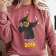 2018 Graduation Shirts Sloth Lovers For Women Teens Comfort Colors Sweatshirt Crimson