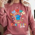 2018 Kindergarten Graduation Graduate Boys Girls Shirt Comfort Colors Sweatshirt Crimson