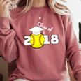 2018 Softball Senior Graduation Shirt For Girls Grad Comfort Colors Sweatshirt Crimson