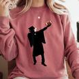 2019 Football Graduation Dab Shirt- Dabbing Graduate Comfort Colors Sweatshirt Crimson