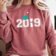 2019 Graduate Graduation Shirt For Senior 2019 Comfort Colors Sweatshirt Crimson