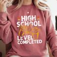 2019 High School Graduation Gamer Graduation Comfort Colors Sweatshirt Crimson