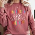 2019 Kindergarten Graduation Comfort Colors Sweatshirt Crimson