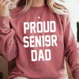 2019 Senior Dad High School Graduation Party SEN19R T Shirt Comfort Colors Sweatshirt Crimson