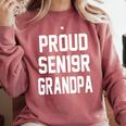 2019 Senior Grandpa SEN19R Class Graduation Party T Shirt Comfort Colors Sweatshirt Crimson