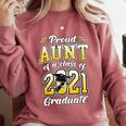 2021 Graduation Shirts For Family 2021 Graduation For Aunt Comfort Colors Sweatshirt Crimson