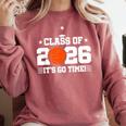 2026 Basketball Player 2026 Graduation Class Of 2026 Comfort Colors Sweatshirt Crimson