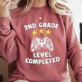 2nd Grade Graduation Video Gamer Tee Comfort Colors Sweatshirt Crimson