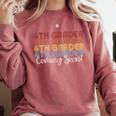 4th Grader Coming Soon 3rd Grade Graduation Comfort Colors Sweatshirt Crimson