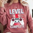 5th Grade Graduation Elementary School Graduate Level 5 Comfort Colors Sweatshirt Crimson
