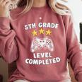 5th Grade Graduation Video Gamer Tee Comfort Colors Sweatshirt Crimson