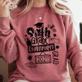 6th Grade Graduate 2021 Graduate Quarantine Sixth Graduation Comfort Colors Sweatshirt Crimson