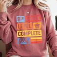 8th Grade Graduation Shirt 2024 Gamer Level Eighth Birthday Comfort Colors Sweatshirt Crimson