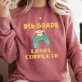 9th Grade Graduate Boys Girls Gamer Ninth Grade Graduation Comfort Colors Sweatshirt Crimson
