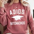 Adios Bitchachos Graduation Comfort Colors Sweatshirt Crimson