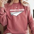 Aerospace Engineer Student Aerospace Engineering Graduation Comfort Colors Sweatshirt Crimson