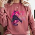 Anime Girl I'm Not Weird Just Limited Edition Introvert Goth Comfort Colors Sweatshirt Crimson
