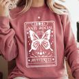 Anti-Social Butterfly Introvert Dislike People Comfort Colors Sweatshirt Crimson