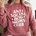 Anti Social Dog Moms Club Introvert Dog Mom Dog Lover Comfort Colors Sweatshirt Crimson Anti Social Dog Moms Club Introvert Dog Mom Dog Lover Comfort Colors Sweatshirt Crimson