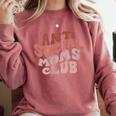 Anti Social Moms Club On Back Retro Introvert Unsociable Comfort Colors Sweatshirt Crimson Anti Social Moms Club On Back Retro Introvert Unsociable Comfort Colors Sweatshirt Crimson
