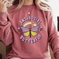 Antisocial Butterfly Tees For Introvert Men Women Girls Comfort Colors Sweatshirt Crimson