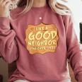 Antisocial Like A Good Neighbor Stay Over There Introvert Comfort Colors Sweatshirt Crimson Antisocial Like A Good Neighbor Stay Over There Introvert Comfort Colors Sweatshirt Crimson