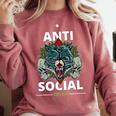 Antisocial Introvert I Like Being Alone Comfort Colors Sweatshirt Crimson Antisocial Introvert I Like Being Alone Comfort Colors Sweatshirt Crimson
