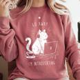 Antisocial Introvert Cat With Coffee On Computer Emo Goth Comfort Colors Sweatshirt Crimson Antisocial Introvert Cat With Coffee On Computer Emo Goth Comfort Colors Sweatshirt Crimson
