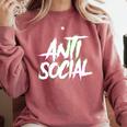 Antisocial Introvert I Hate People Antisocial Club EDM Premium Tri-Blend Comfort Colors Sweatshirt Crimson Antisocial Introvert I Hate People Antisocial Club EDM Premium Tri-Blend Comfort Colors Sweatshirt Crimson