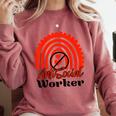 AntiSocial Worker Anti-Social Social Worker Introvert Comfort Colors Sweatshirt Crimson AntiSocial Worker Anti-Social Social Worker Introvert Comfort Colors Sweatshirt Crimson