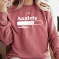 Anxiety Shirts Introvert Social Anxiety Premium Comfort Colors Sweatshirt Crimson