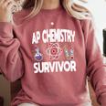 AP Chemistry Survivor Graduation 2024 High School Comfort Colors Sweatshirt Crimson