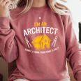 Architect Sorry Your Home Is Ugly Graduation Architecture Comfort Colors Sweatshirt Crimson