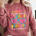 Awesome 5th Grade Graduate Looks Like Class 2023 Graduation Comfort Colors Sweatshirt Crimson