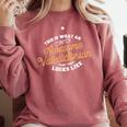 This Is What An Awesome Valedictorian Looks Like Graduation Comfort Colors Sweatshirt Crimson
