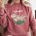 Awkward Turtle Upside Down Witty Comical Introvert Comfort Colors Sweatshirt Crimson Awkward Turtle Upside Down Witty Comical Introvert Comfort Colors Sweatshirt Crimson