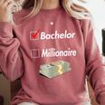 Bachelor Graduation Comfort Colors Sweatshirt Crimson