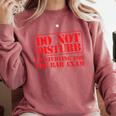 Bar Exam Law School Graduation Study T-Shirt Comfort Colors Sweatshirt Crimson