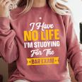 Bar Exam Shirt Law School Graduation 2025 Senior Comfort Colors Sweatshirt Crimson