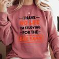 Bar Exam Tee Shirt Law School Graduation Comfort Colors Sweatshirt Crimson