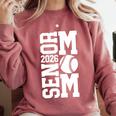 Baseball Senior Mom Class Of 2026 Senior Night Graduation Comfort Colors Sweatshirt Crimson