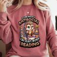 Book Lover Hedgehog Reading Books Introvert Bookworm Comfort Colors Sweatshirt Crimson Book Lover Hedgehog Reading Books Introvert Bookworm Comfort Colors Sweatshirt Crimson