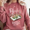 Books That Help Introverts Since 1454 Conversations Comfort Colors Sweatshirt Crimson Books That Help Introverts Since 1454 Conversations Comfort Colors Sweatshirt Crimson