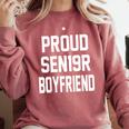 Boyfriend Graduation Party SEN19R Shirt Senior 2019 T-Shirt Comfort Colors Sweatshirt Crimson