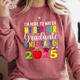 My Brother Graduated Kindergarten Class Of 2025 Graduation Comfort Colors Sweatshirt Crimson