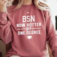 BSN Nurse Graduation Shirt BSN Degree Comfort Colors Sweatshirt Crimson