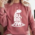 Burrow Prairie Dog Word Art Introvert Nature Retreat Men Women Kids Comfort Colors Sweatshirt Crimson Burrow Prairie Dog Word Art Introvert Nature Retreat Men Women Kids Comfort Colors Sweatshirt Crimson