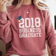 Business Major Shirt 2018 Business Graduation Graduate Comfort Colors Sweatshirt Crimson