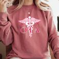 Caduceus Shirt Occupational Therapist Assistant Graduation Comfort Colors Sweatshirt Crimson