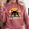Cat Eww People Introvert Meme Women Men Kids Comfort Colors Sweatshirt Crimson Cat Eww People Introvert Meme Women Men Kids Comfort Colors Sweatshirt Crimson